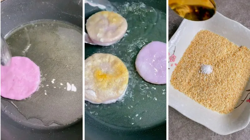 3 cách làm bánh bột nếp lăn mè đường (calochia) trứ danh, dân sành ăn mới biết