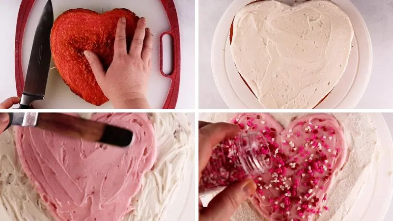 5 cách làm bánh sinh nhật hình trái tim đơn giản tặng chồng