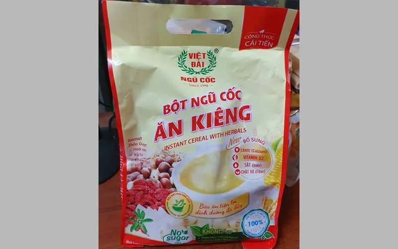 Bột ngũ cốc ăn kiêng Việt Đài bao nhiêu calo? Cách pha sử dụng ngũ cốc Việt Đài