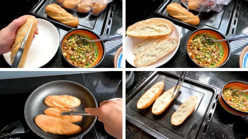 Cách làm bánh mì nướng nước cốt dừa thơm béo, lai rai cuối tuần
