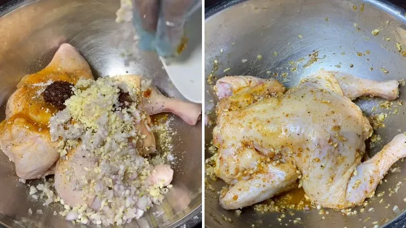 Cách làm gà hấp lá sen thơm ngon, tẩm bổ cả nhà