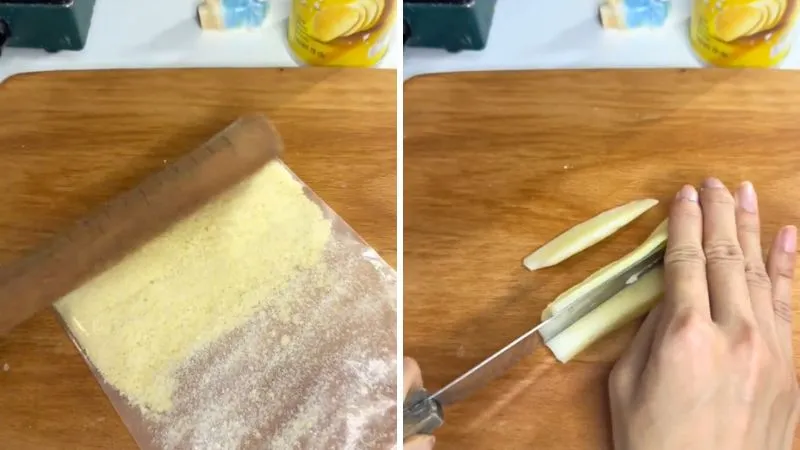 Cách làm khoai tây nghiền phô mai cấp tốc bằng snack khoai tây