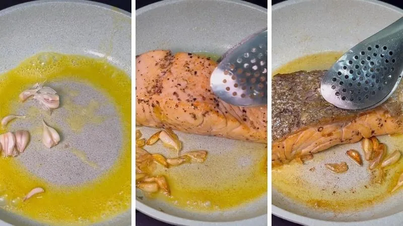 Cách làm món cá hồi sốt chanh bơ tỏi, thơm ngon bổ dưỡng