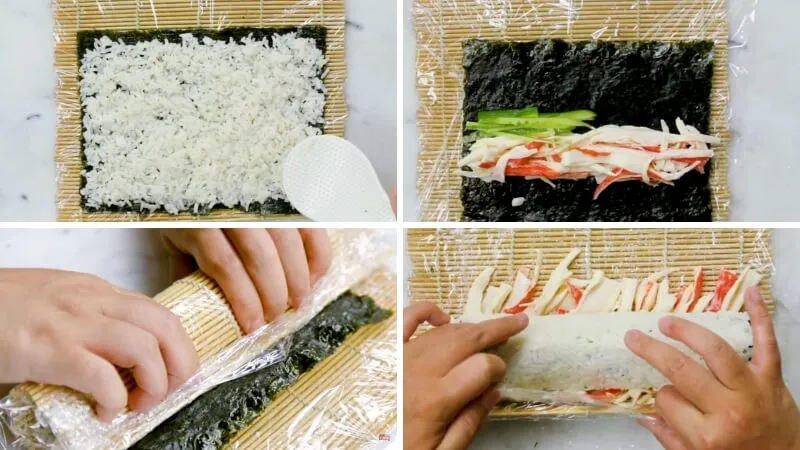 Cách làm sushi thanh cua đơn giản, dễ làm tại nhà