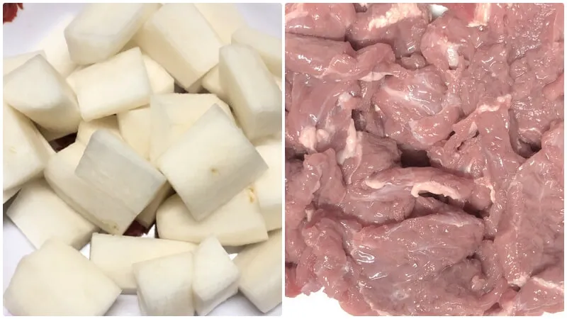 Cách làm thịt kho củ cải thấm mềm, béo bùi đưa cơm