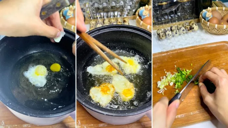 Cách làm trứng cút chiên mắm thấm vị cực cuốn, ăn vèo hết nồi cơm