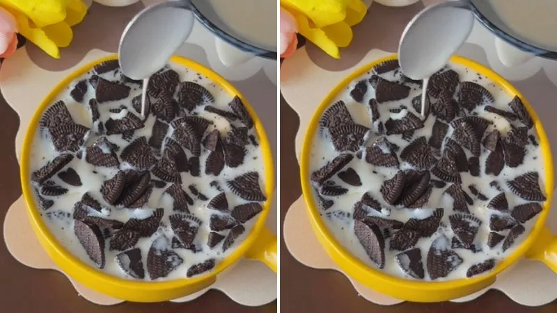 Đổi vị cuối tuần với món kem chuối Oreo mát lạnh, ngọt lịm cực đơn giản