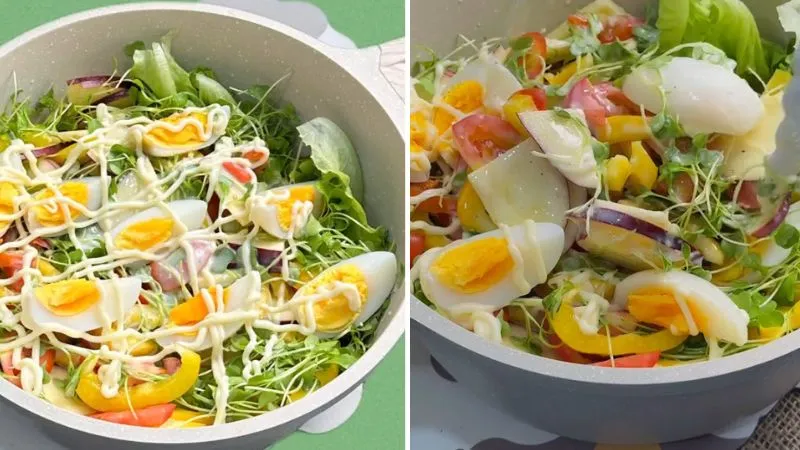 Mách bạn cách làm sốt salad sữa chua độc đáo, ngon bất bại