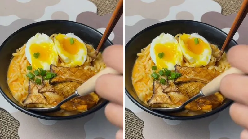 Vào bếp làm mì ramen đơn giản, thơm ngon chỉ mất 20 phút